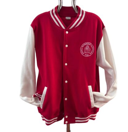 FELPA UNIVERSITY ADULTO ROSSO-BIANCO