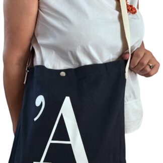 SHOPPER BLU NAVY CON TRACOLLA
